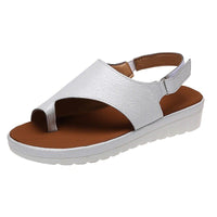 Lara - Orthopedische Corrigerende Koffiekleur Sandalen-Zilver-35-State of Style