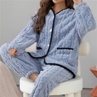 Lara Pyjama Set | Classic, Stylish, Warm & Timeless-Pink-M-State of Style