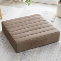 Large Meditation Cushion with Thick Foam & Soft Cover-Coffee-State of Style