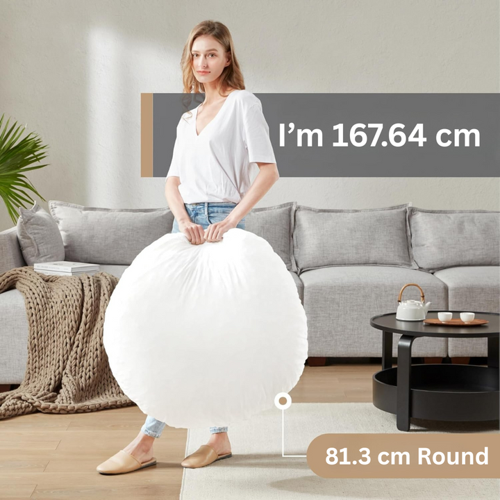 Large Round Memory Foam Meditation Cushion-State of Style