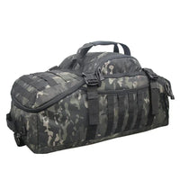 Large Tactical Duffel Bag and Backpack - TrailTrek Duffle-M-Black-State of Style