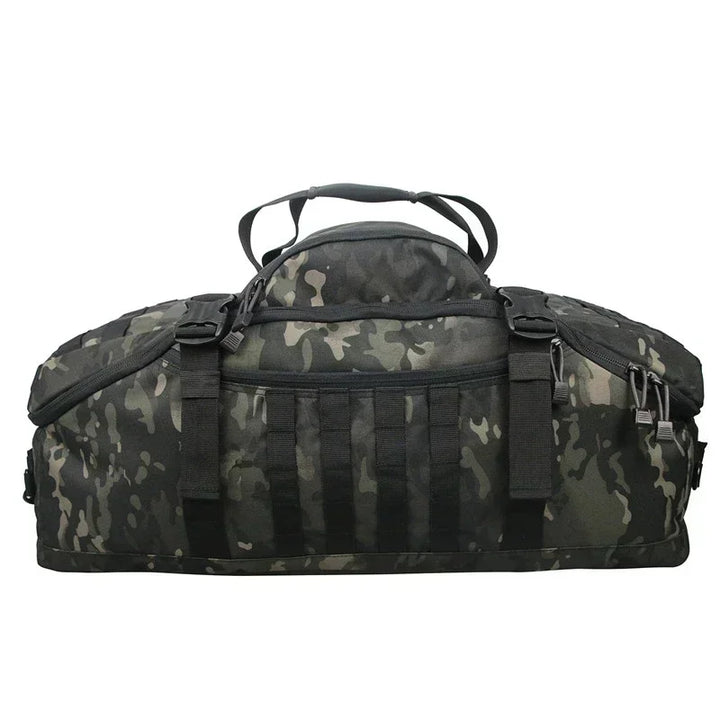 Large Tactical Travel Bag and Backpack - TrailTrek Duffle-Black-L-State of Style