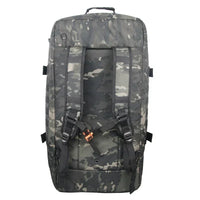 Large Tactical Travel Bag and Backpack - TrailTrek Duffle-Black-L-State of Style