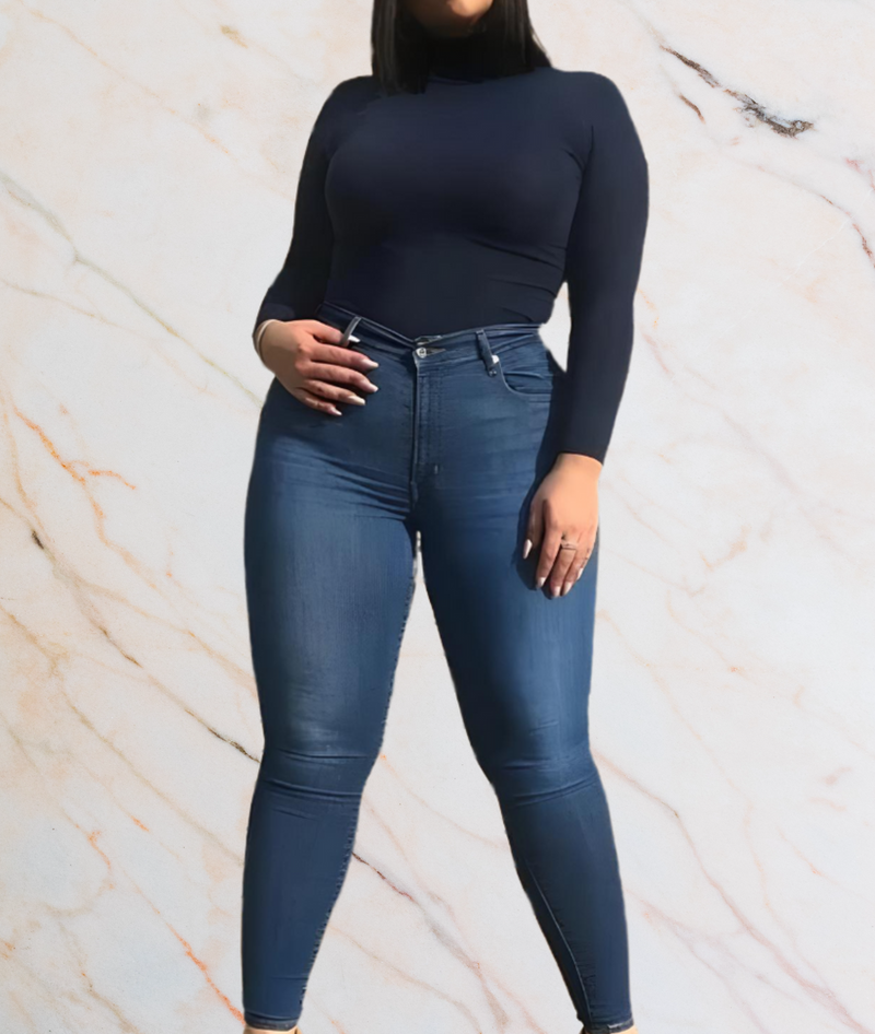 Larisa – High-Waisted Plus Size Jeans with a Flattering Fit-3XL-Blue-State of Style