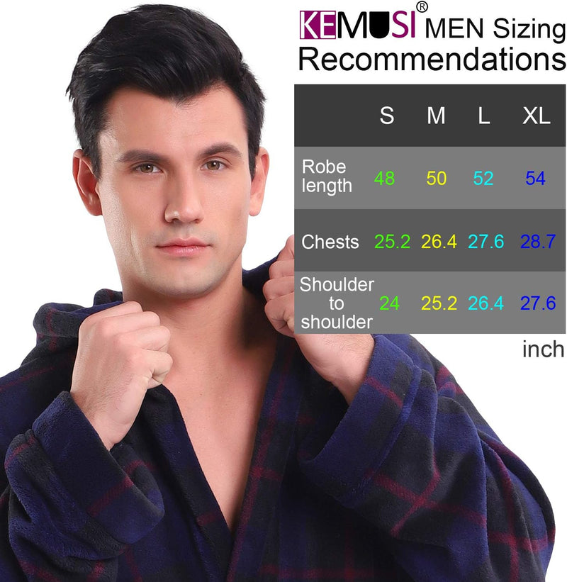 Lars Luxury Men's Robe with Hood-Black-S-State of Style