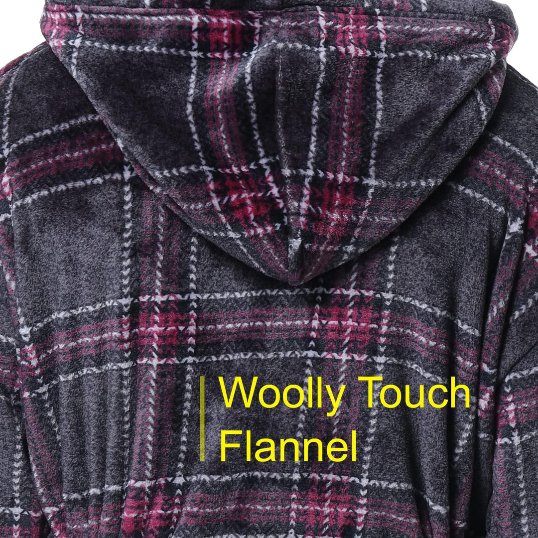 Lars Luxury Men's Robe with Hood-Black-S-State of Style