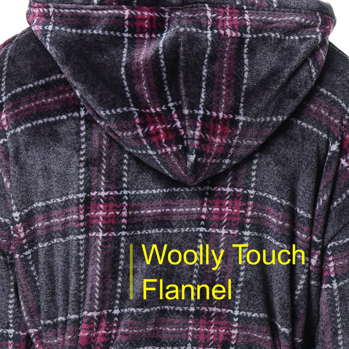 Lars Luxury Men's Robe with Hood-Black-S-State of Style