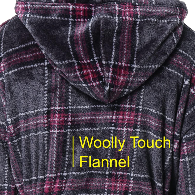 Lars Luxury Men's Robe with Hood-Black-S-State of Style