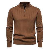 Men's Autumn Sweater with Zip – Daan