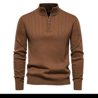 Men's Autumn Sweater with Zip – Daan