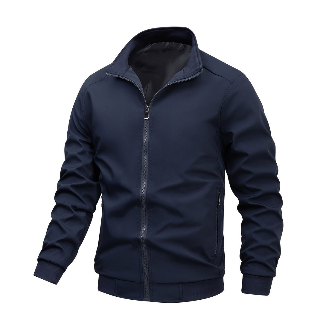Jacket with Stand-Up Collar – Sven