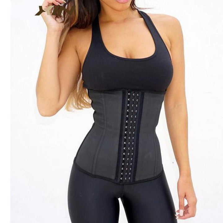 Latex Waist Trainer - Isabella-Black-XS-State of Style