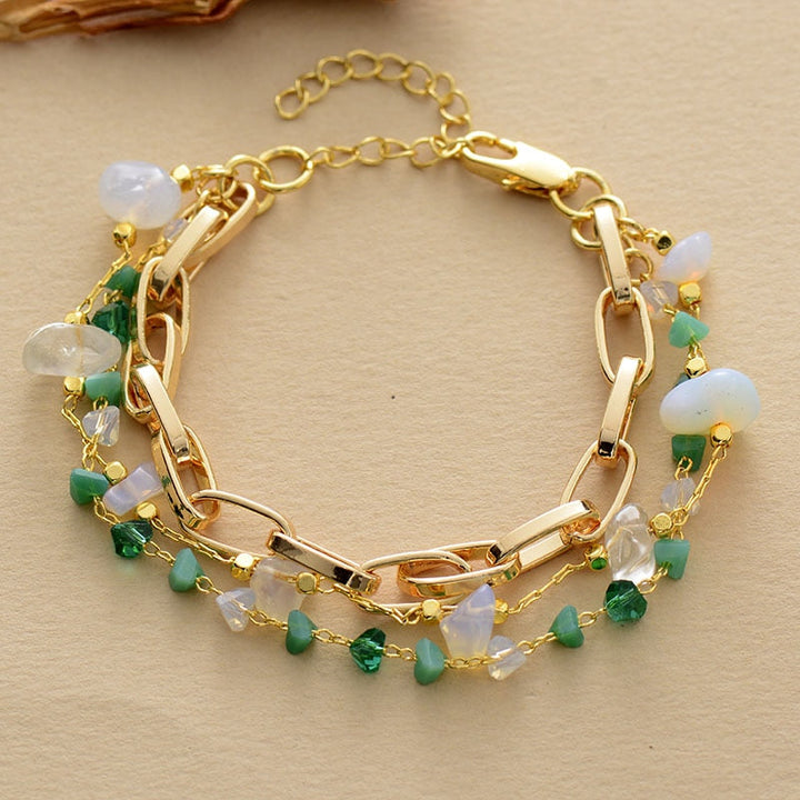 Layered Bracelet Turquoise & Opal – Isabelle-Opal-State of Style