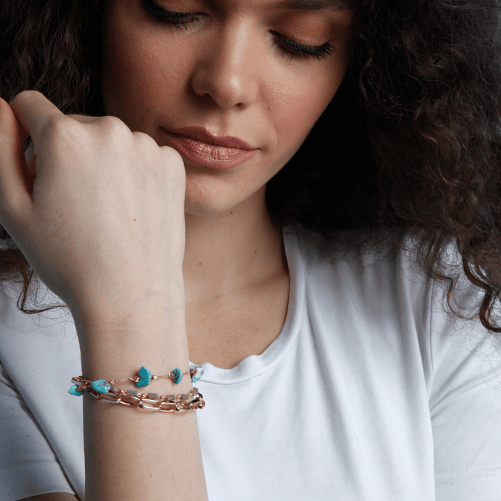 Layered Bracelet Turquoise & Opal – Isabelle-Turquoise-State of Style