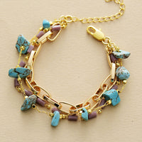 Layered Bracelet Turquoise & Opal – Isabelle-Turquoise-State of Style