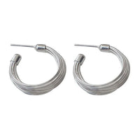 Layered Lines Hoops - Amelie-State of Style