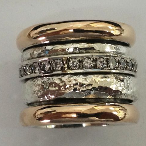 Layered Thick Vintage-Style Gold Ring – Luciana-6-State of Style