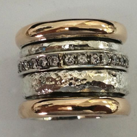 Layered Thick Vintage-Style Gold Ring – Luciana-6-State of Style