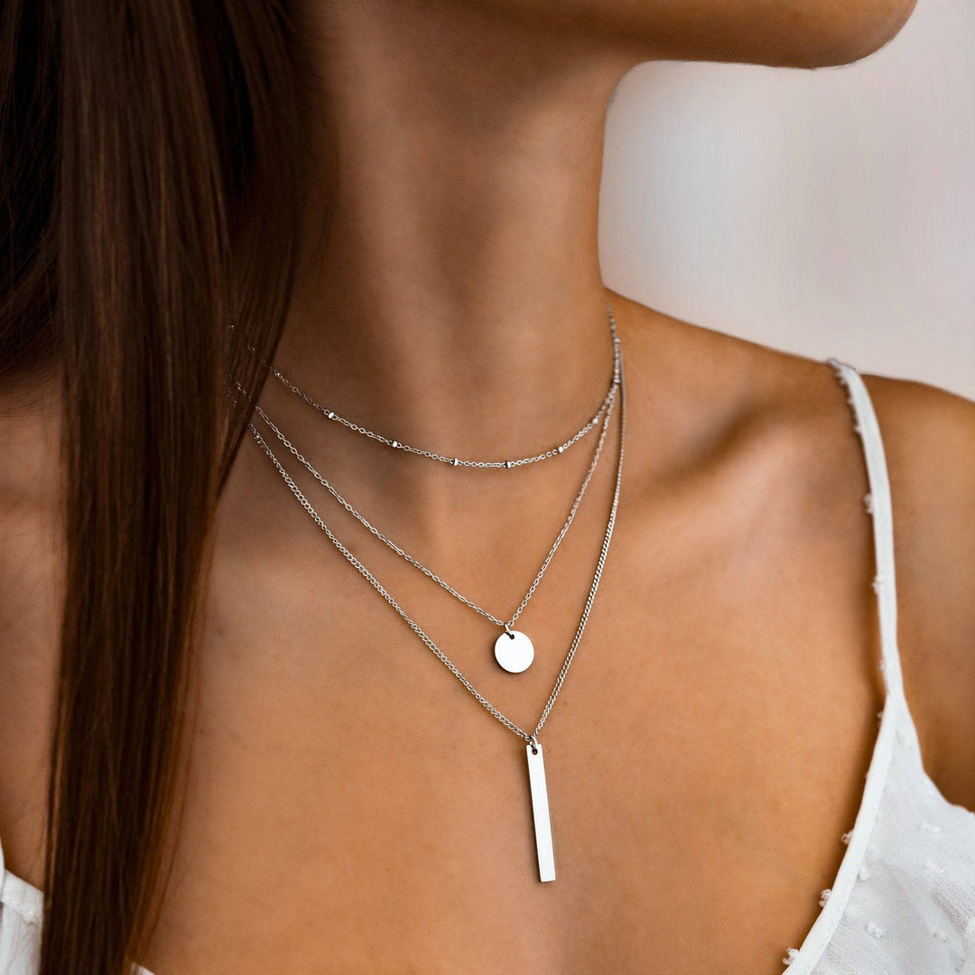 Layered Triple Necklace - Elise-Gold-State of Style