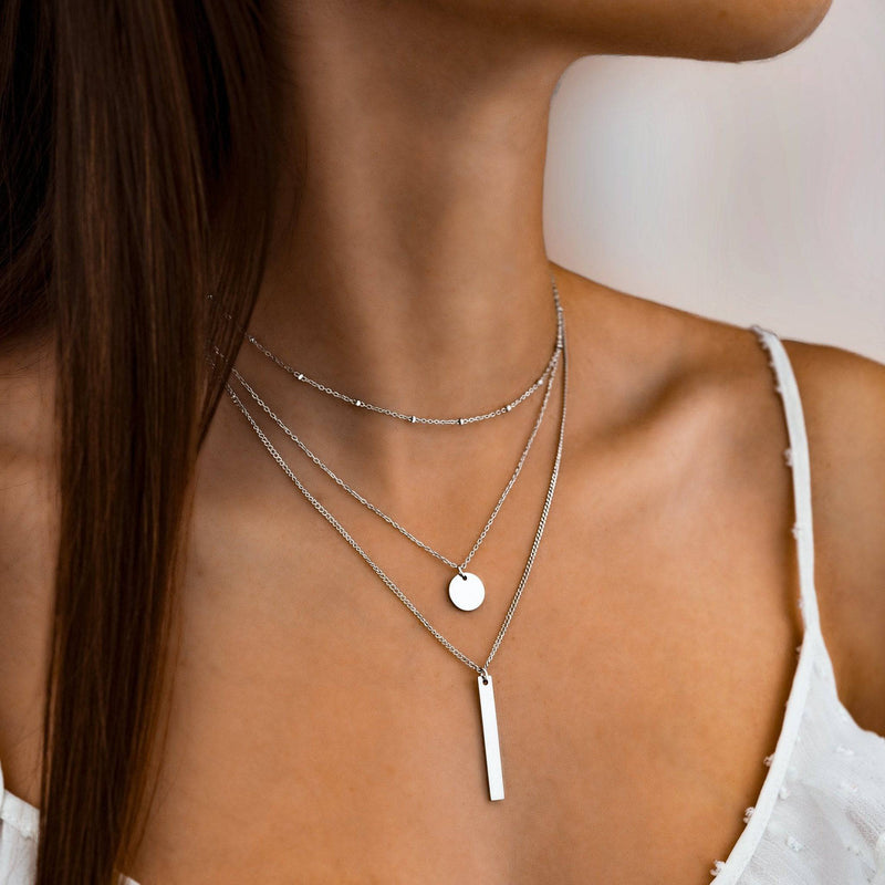 Layered Triple Necklace - Elise-Gold-State of Style