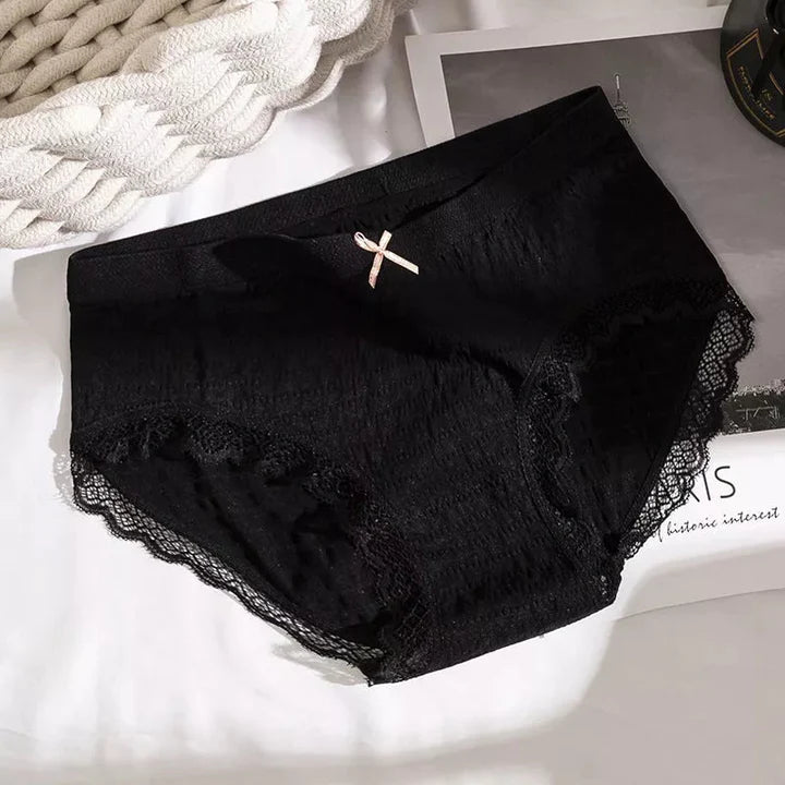 LaysPants | Comfortable Underwear for Women | Soft & Breathable-8x Black-S (38-40)-State of Style