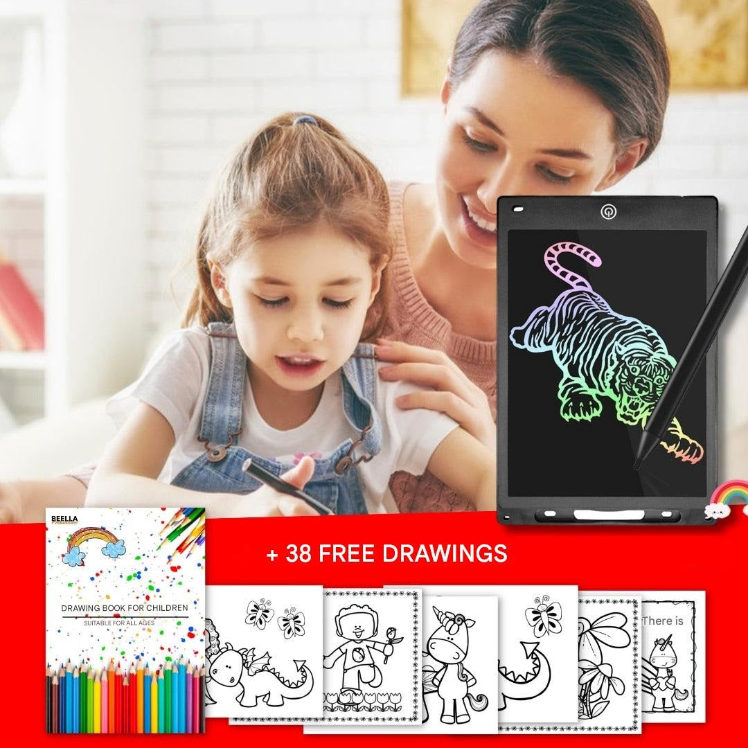 LCD Drawing Tablet for Children - CreativeScribble-Black-State of Style