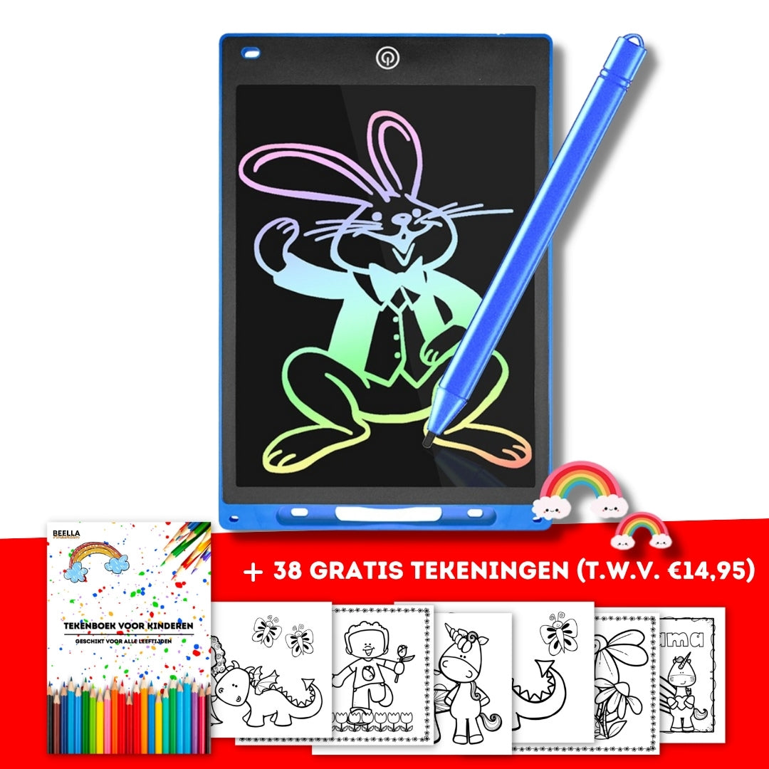 LCD Drawing Tablet for Kids - CreativeScribble-Blue-State of Style