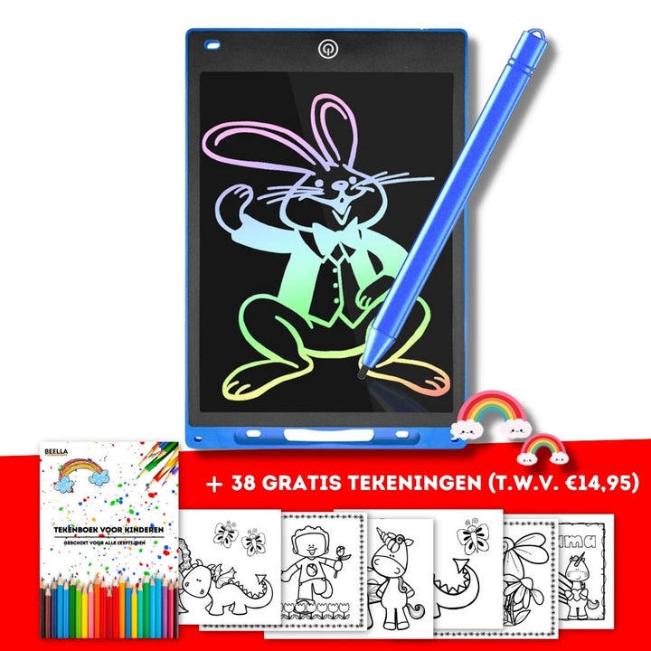 LCD Drawing Tablet for Kids - CreativeScribble-Blue-State of Style