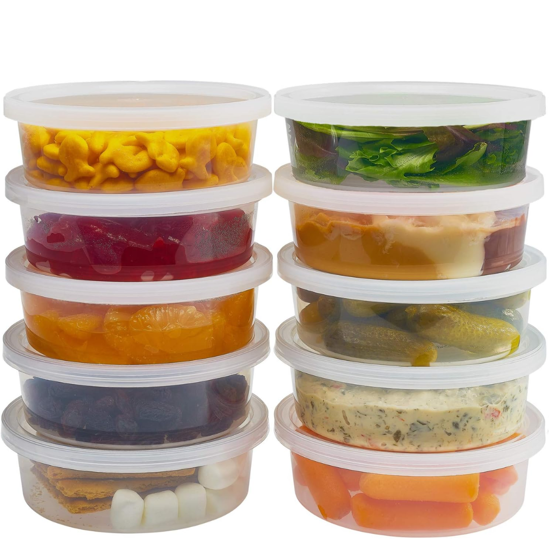 Leak-proof Deli Containers with Lids – 30 Pieces-225 ml-State of Style