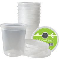 Leak-proof Deli Containers with Lids – 30 Pieces-225 ml-State of Style