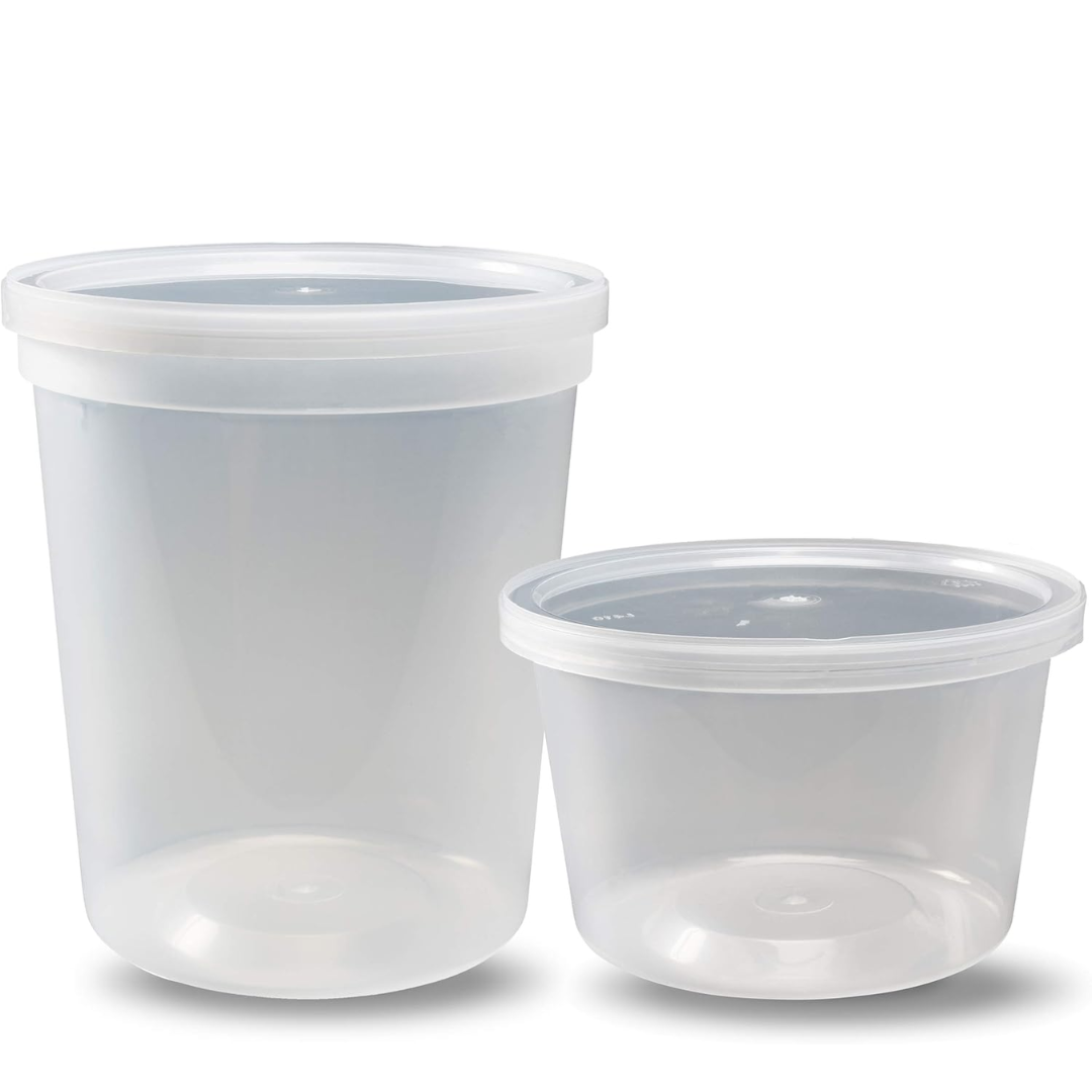Leak-proof Deli Containers with Lids – 30 Pieces-225 ml-State of Style
