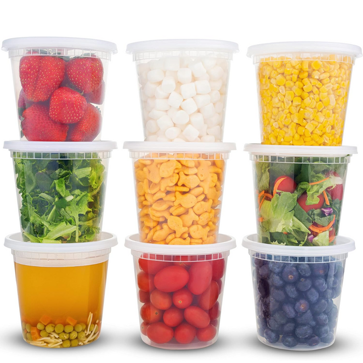 Leak-proof Deli Containers with Lids – 30 Pieces-700 ml-State of Style