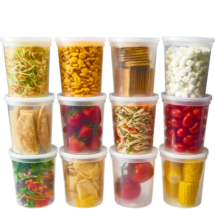 Leak-proof Deli Containers with Lids – 30 Pieces-900 ml-State of Style