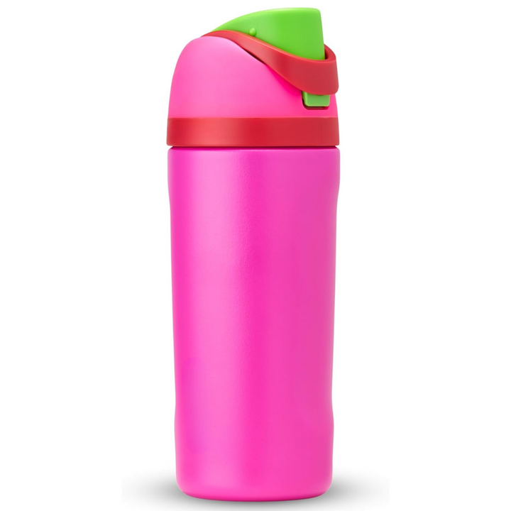 Leak-proof Insulated Stainless Steel Water Bottle with Straw - BPA-free-Pink-450 ml-State of Style