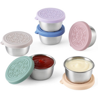 Leak-proof Stainless Steel Sauce Cups (6 Pieces) - FlavorPods-45ml-State of Style
