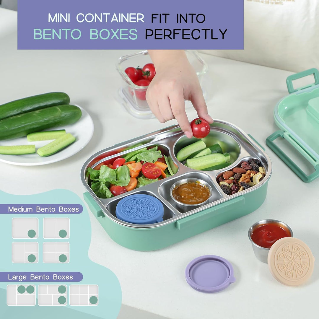 Leak-proof Stainless Steel Sauce Cups (6 Pieces) - FlavorPods-45ml-State of Style