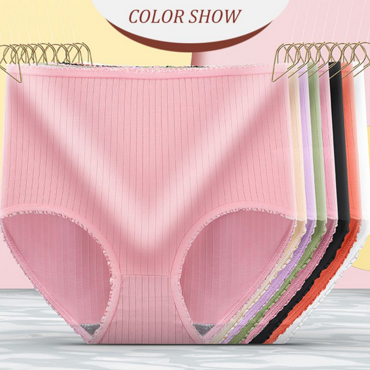 Leakproof High-Waisted Underwear – Camille (8-pack)-All colours-M-State of Style