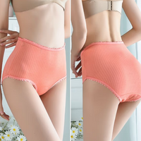 Leakproof High-Waisted Underwear – Camille (8-pack)-Orange-M-State of Style