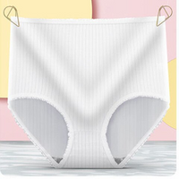 Leakproof High-Waisted Underwear – Camille (8-pack)-White-M-State of Style