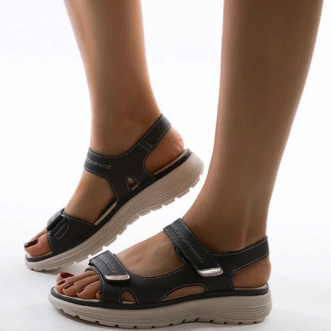 Leanne Sandals | Lightweight & Comfortable-Black-4.5-State of Style