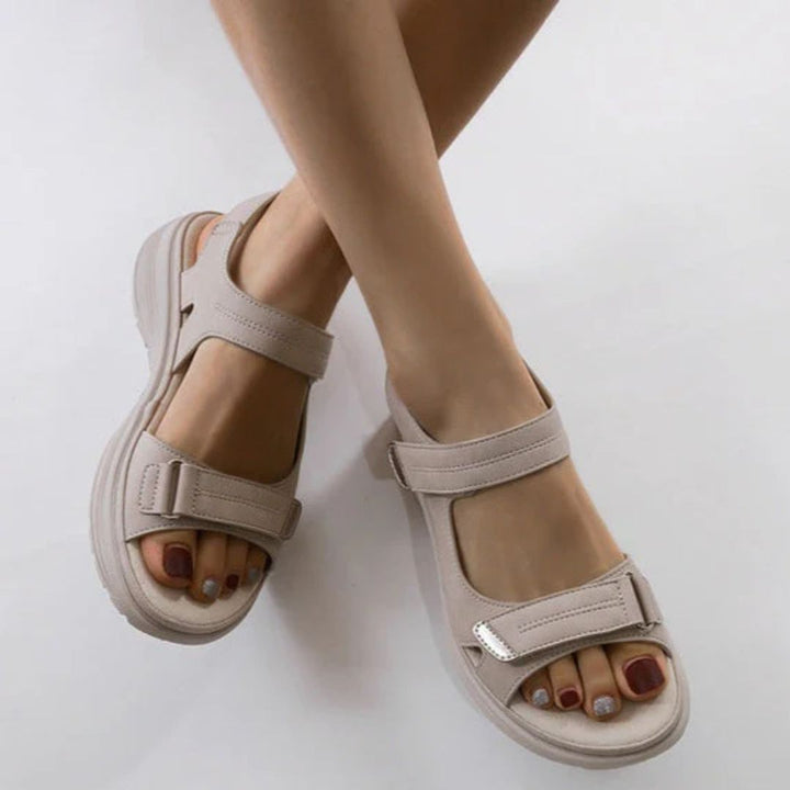 Leanne Sandals | Lightweight & Comfortable-Grey-4.5-State of Style
