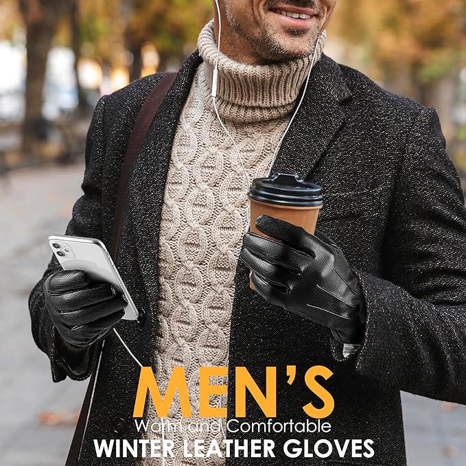 Learn Touchscreen Winter Gloves for Men - Oliver-M/L-State of Style