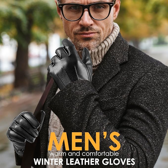 Learn Touchscreen Winter Gloves for Men - Oliver-M/L-State of Style