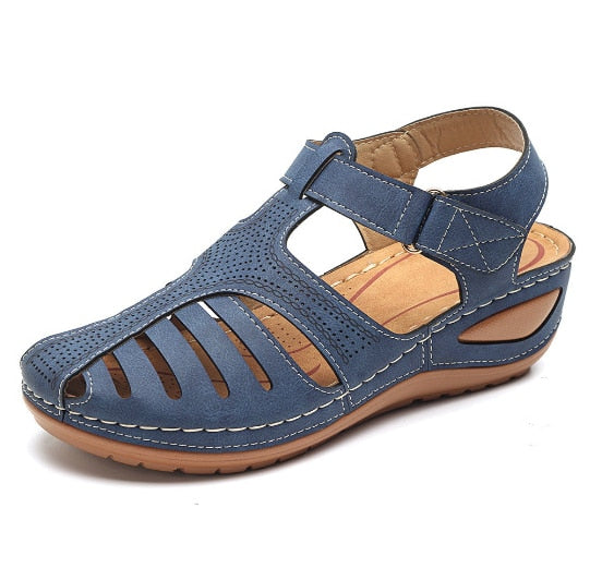 Learning Orthopedic Ladies Sandals – Elin-Blue-4.5-State of Style