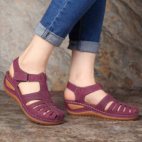Learning Orthopedic Ladies Sandals – Elin-Purple-4.5-State of Style