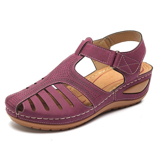 Learning Orthopedic Ladies Sandals – Elin-Purple-4.5-State of Style