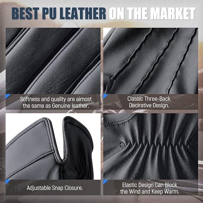 Learning Touchscreen Winter Gloves - Daniel-Black-S-State of Style