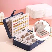 Leather Flip-Top Jewellery Box | Elegant Storage Solution-PINK-State of Style