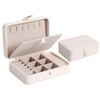 Leather Flip-Top Jewellery Box | Elegant Storage Solution-PINK-State of Style