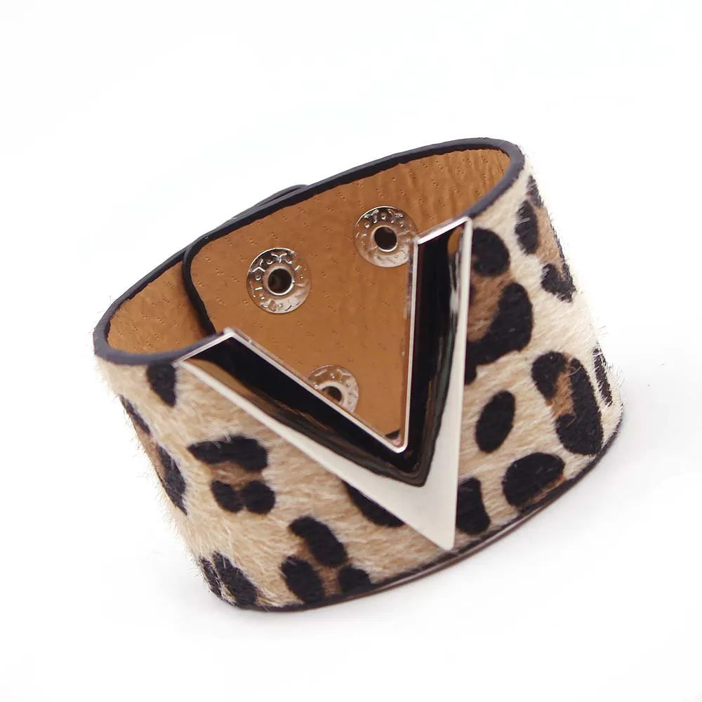 Leather Leopard Wrap Bracelet | Exquisite Handcrafted Accessory-V-LIGHT-State of Style